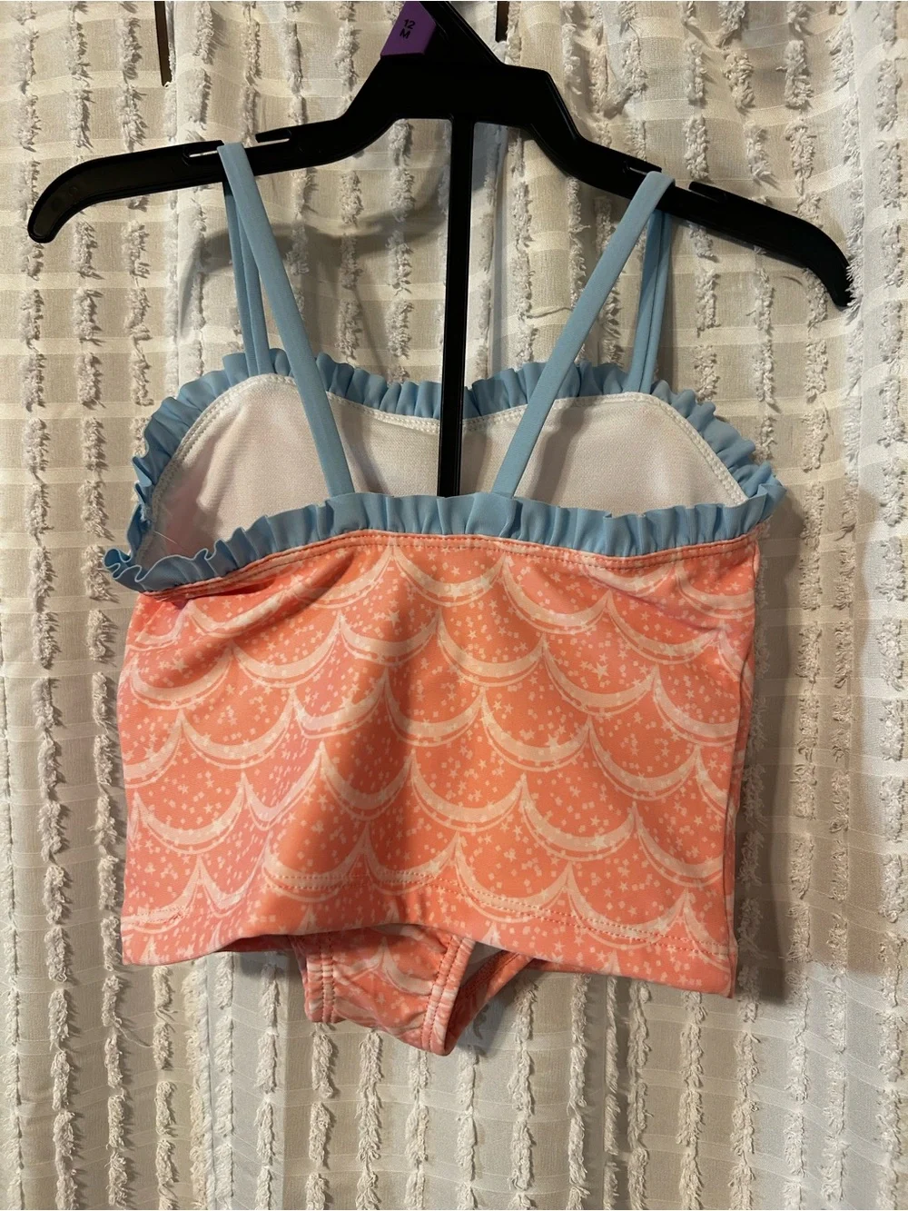 Disney Princess Ariel 2T The Little Mermaid 2PC Tankini Swimsuit UPF 50+ Pink